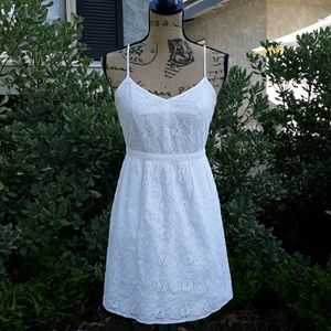 Madewell Dresses - Eyelet dress summer spaghetti straps size 2 Madewell Dresses - Eyelet dress summer spaghetti straps size 2